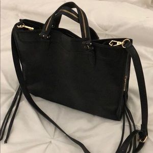Rebecca Minkoff Satchel Tote Leather w Zippers